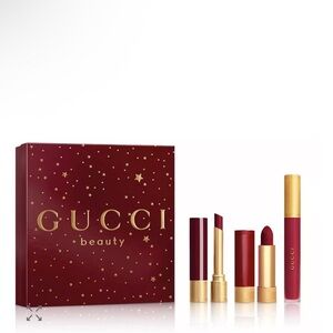 Gucci Beauty Lip Gift Set in Rosso Ancora 509